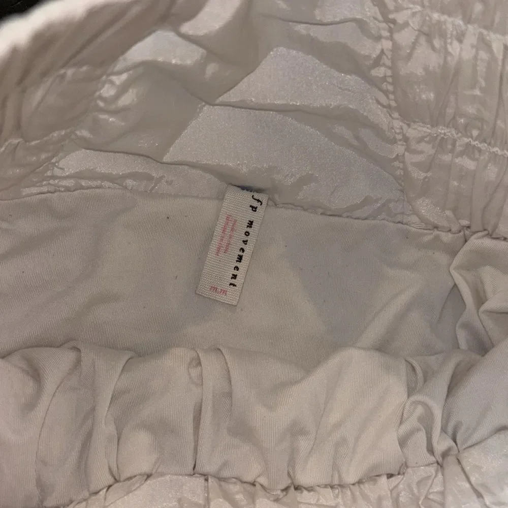 Free People Moving The Way Home Shorts Size Medium White​